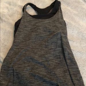 tank top with shorts bra attached